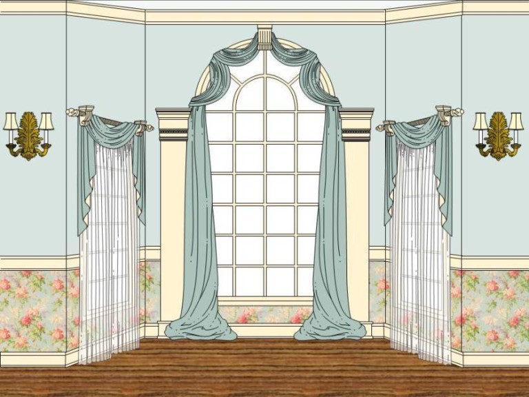 Arched Window Treatments DIY