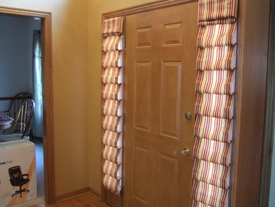 Door Sidelight Window Treatments