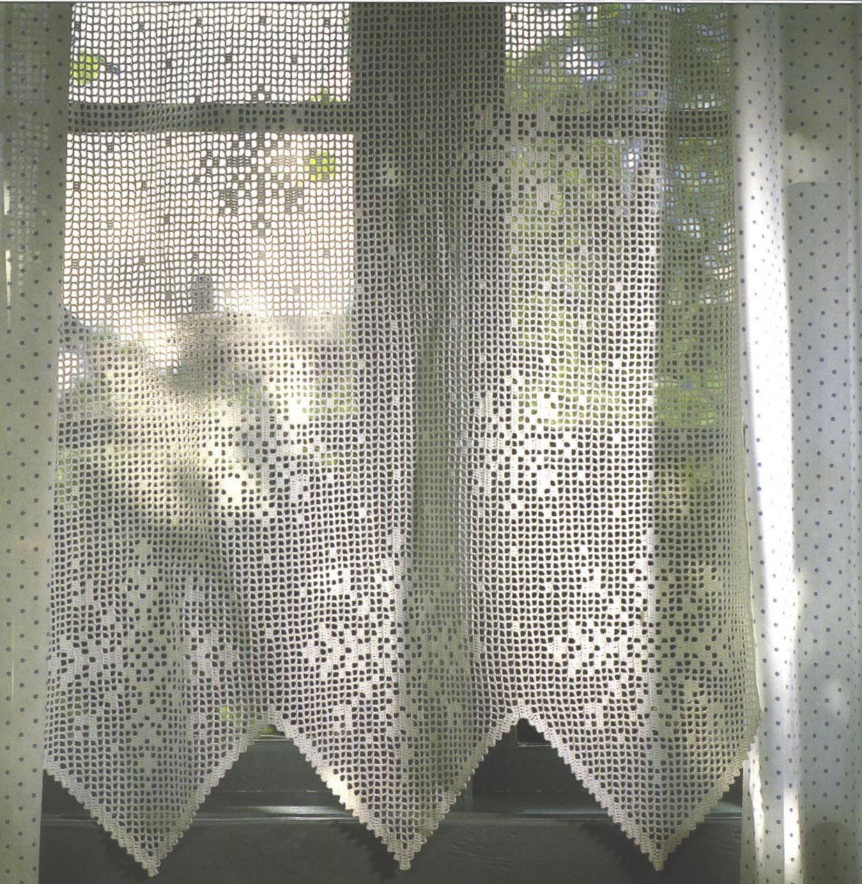 Filet Crochet Curtain Patterns