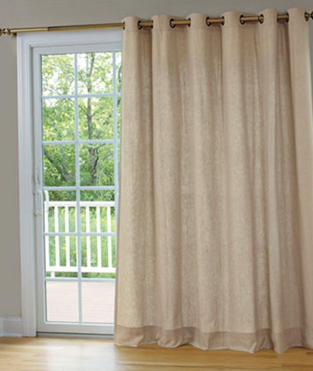 Patio Door Curtain Rod