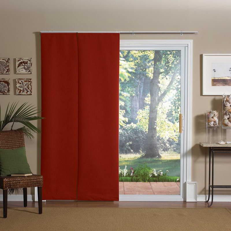 patio door curtain doors blinds sliding window curtains treatments fabric panel panels windows shades glass drapes kitchen rosewood variety