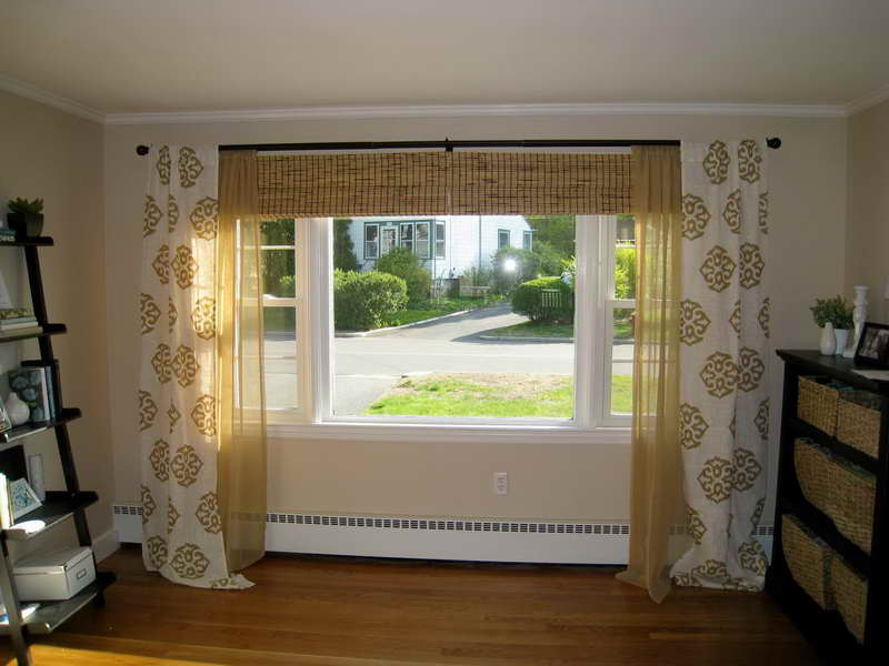 Window Treatments for Bow Window