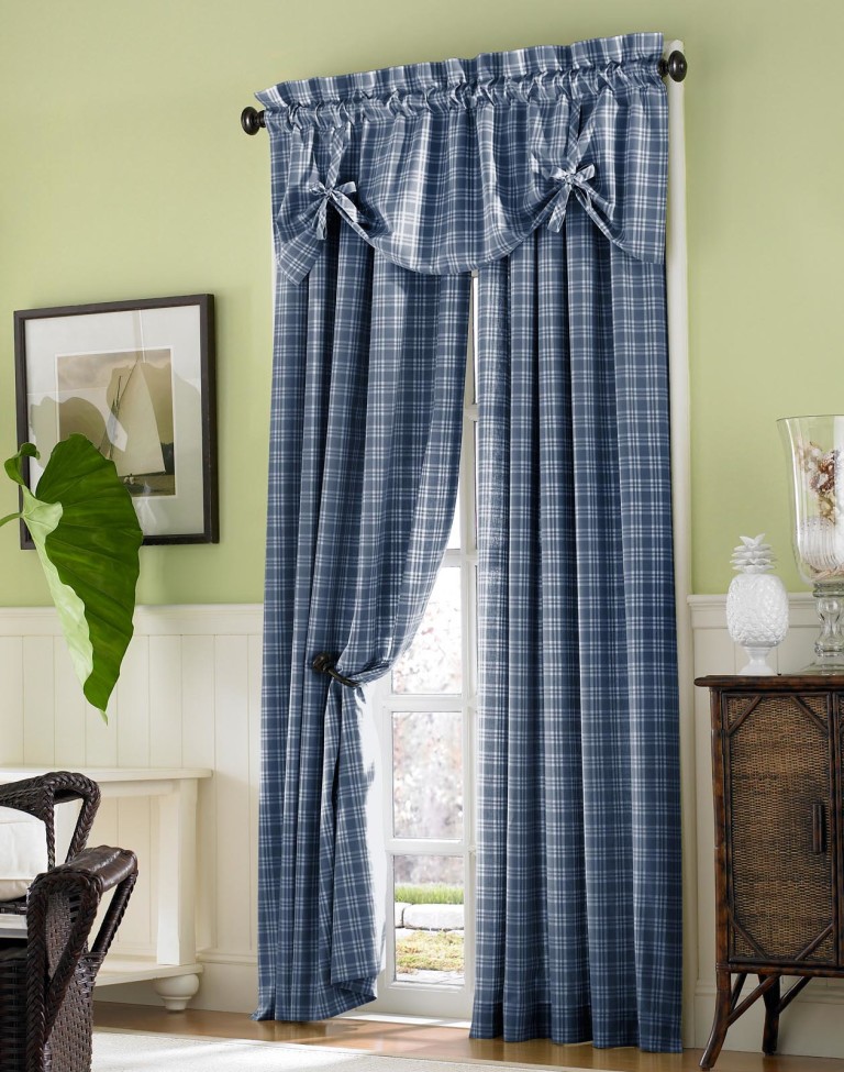 Easy Ideas For Country Curtains Valances Country Curtains Plaid Valances