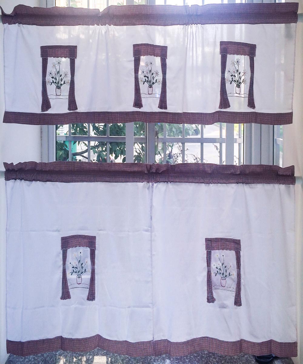 Country Style Kitchen Curtains and Valances