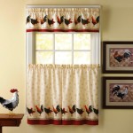 French Country Rooster Valance