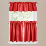 Red Kitchen Curtains and Valances