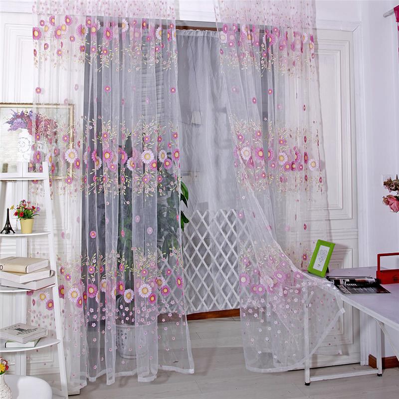 Sheer Voile Scarf Valance
