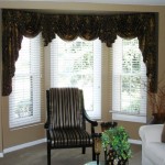 Valances for Bay Windows in Living Room