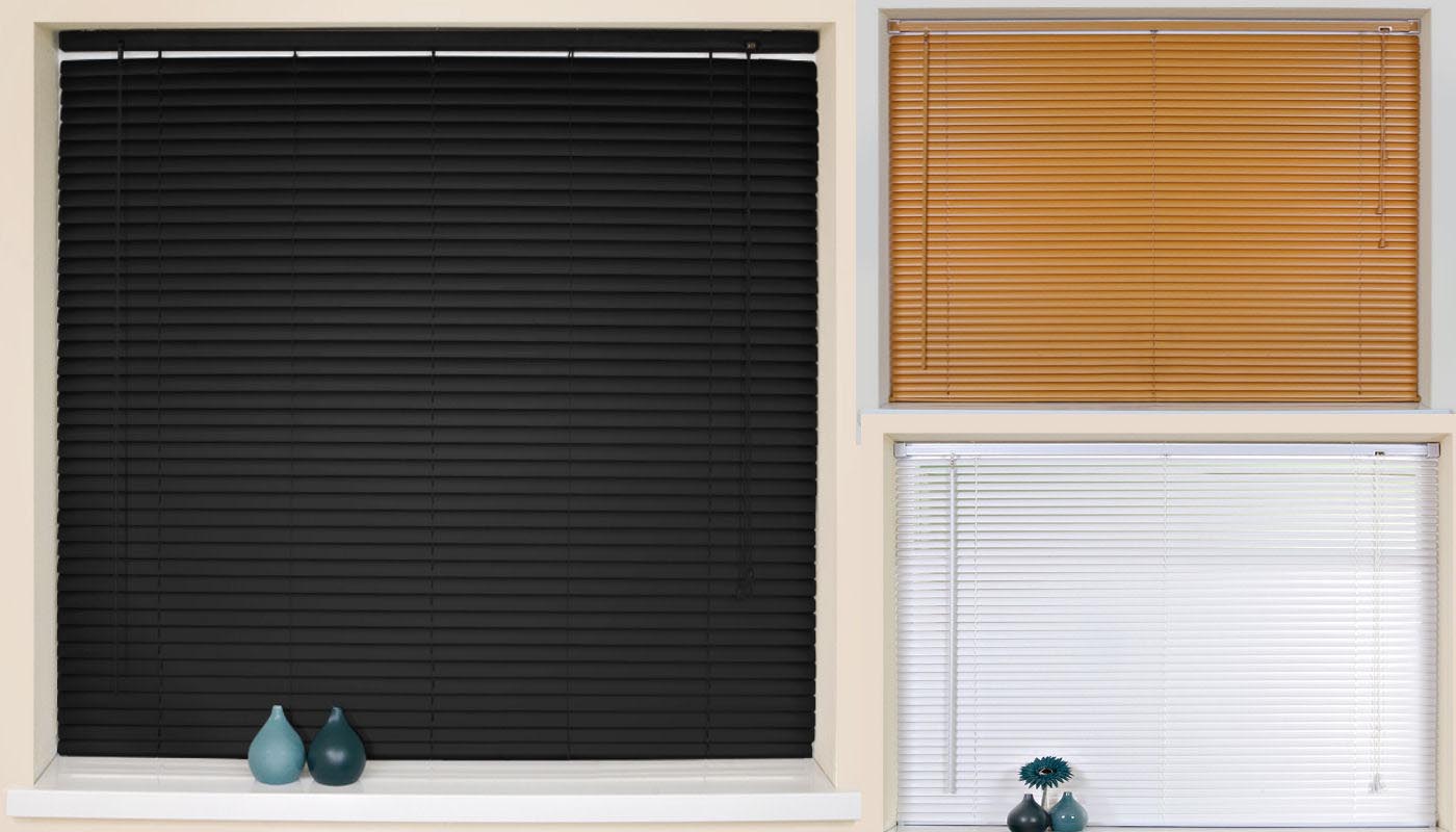 Window Blinds Cordless Wood