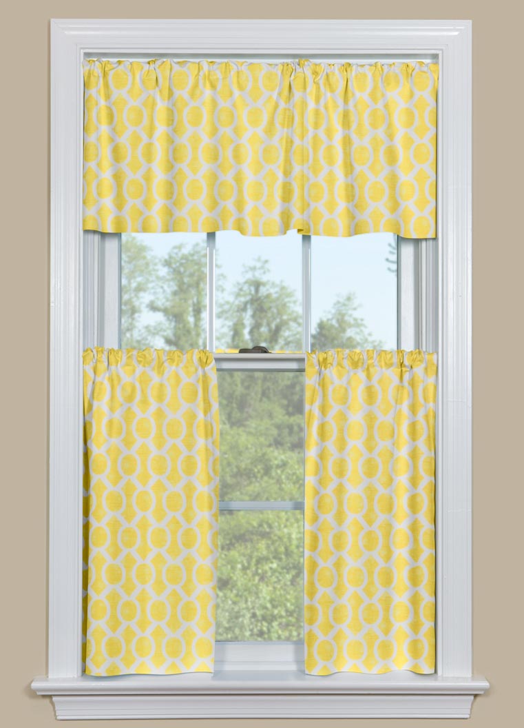 Yellow Kitchen Curtains Valances