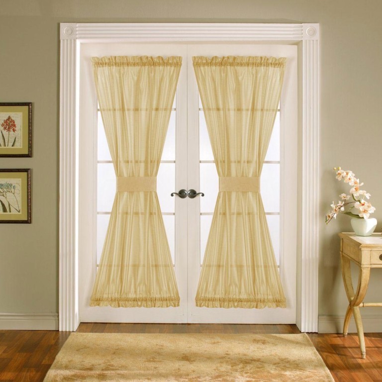French Door Roller Shades Window Treatments Design Ideas