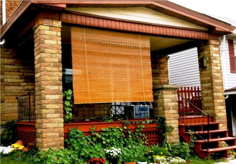 Popular Outdoor Porch Shades Outdoor Bamboo Shades For Porch