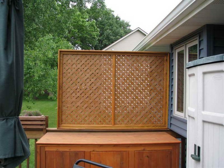 Outdoor Privacy Shades for Screened Porch