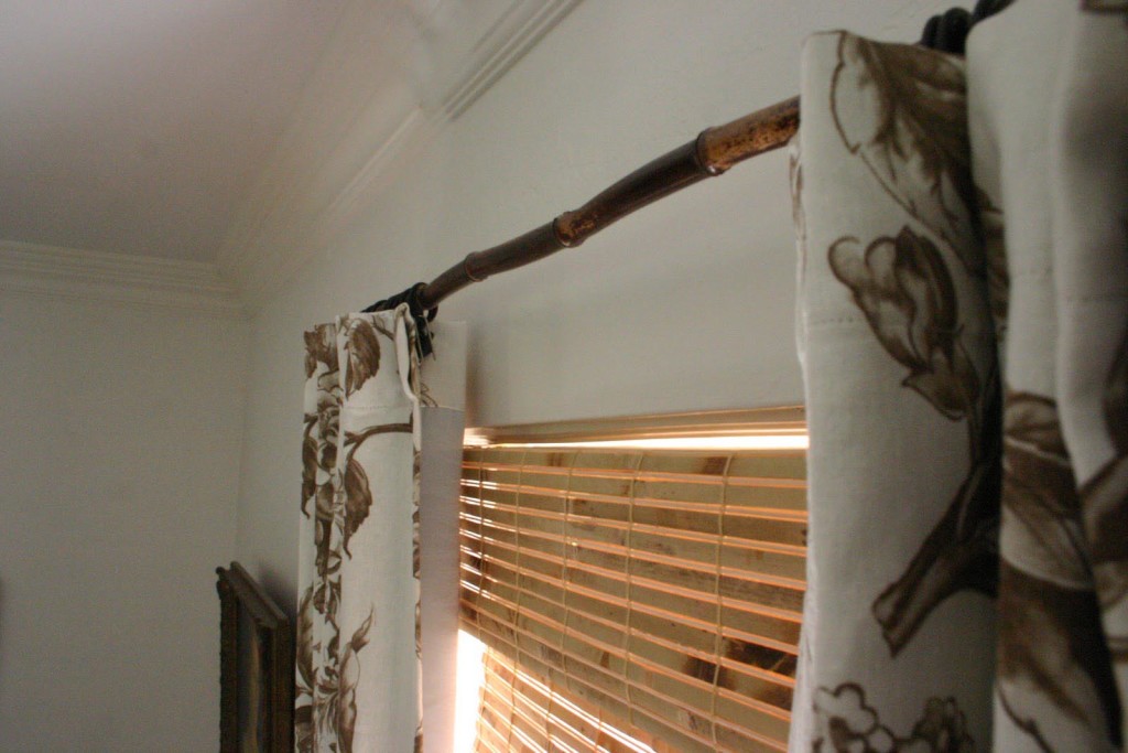 Bamboo Curtain Rods DIY