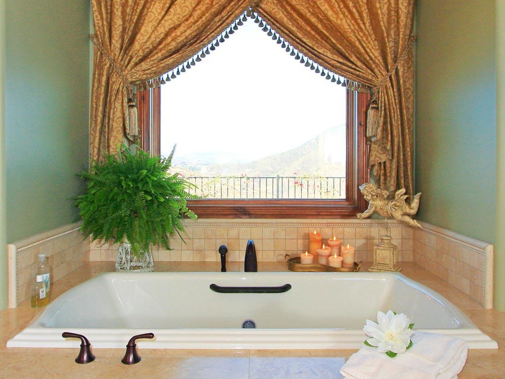 Bathroom Window Curtain Rods