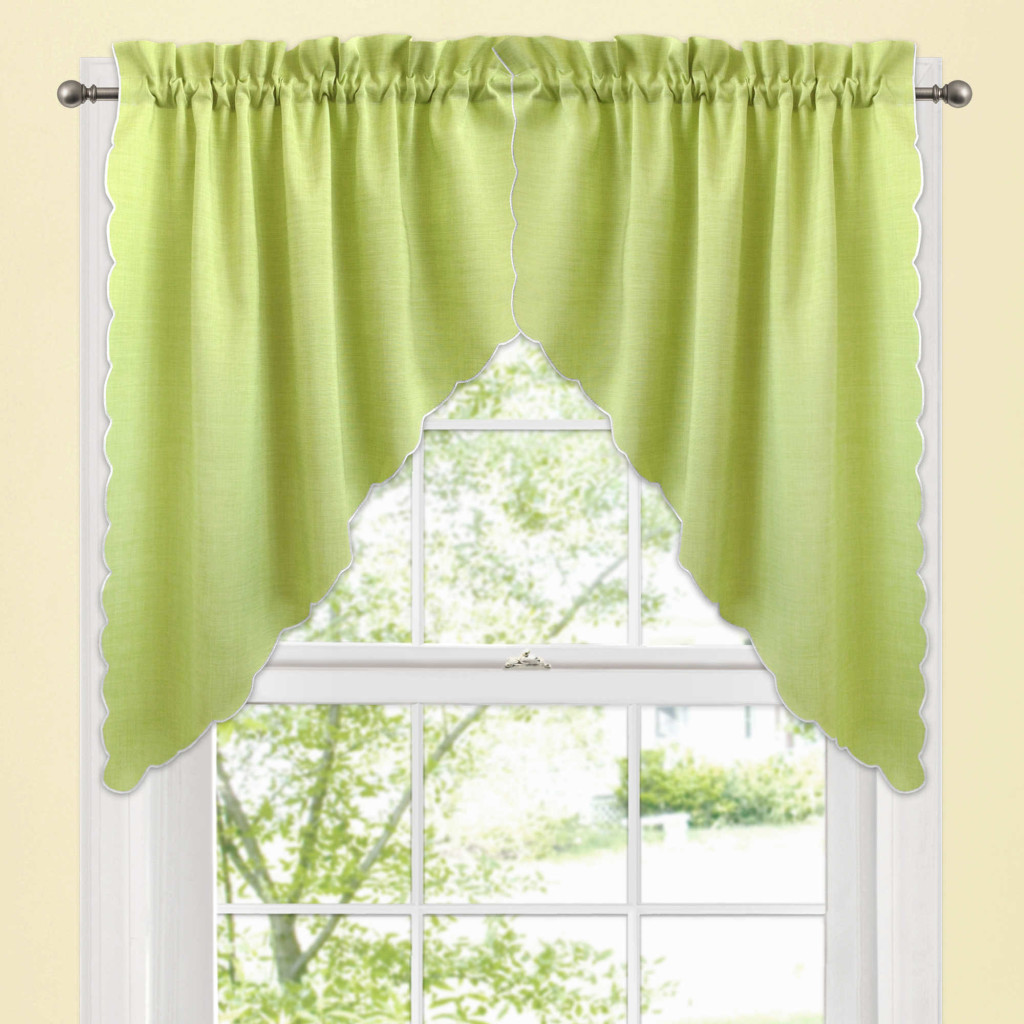 Green Valances Window Treatments