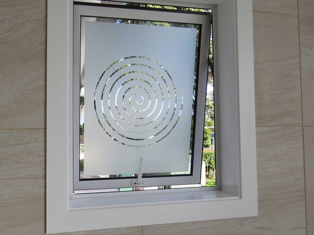 Privacy Film for Bathroom Window
