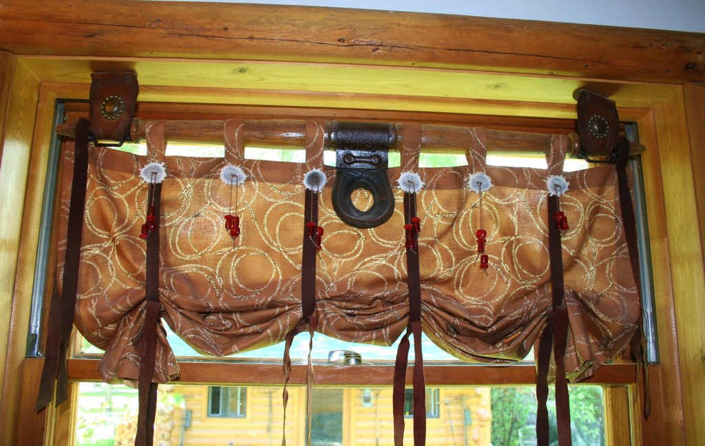 Rustic Cabin Window Treatments