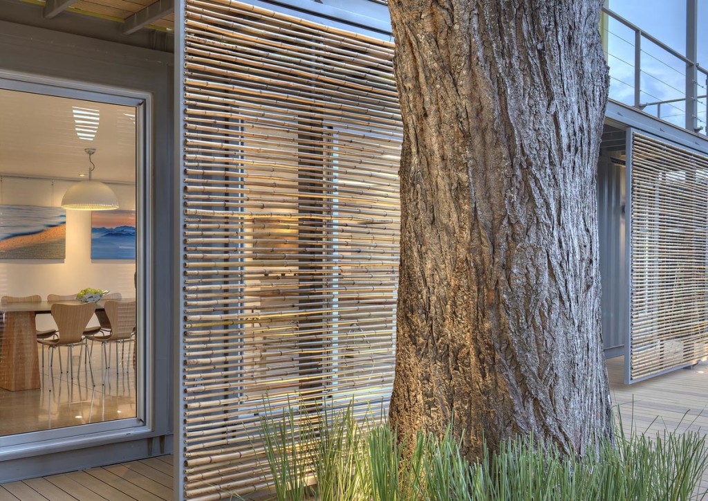 Bamboo Shades Outdoor Porch