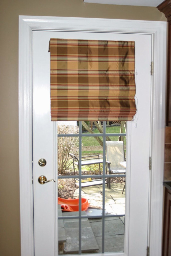Fabric Shades for French Doors
