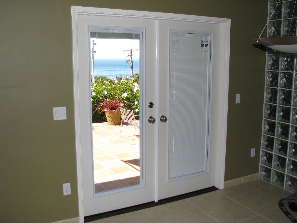 French Door Blackout Shades
